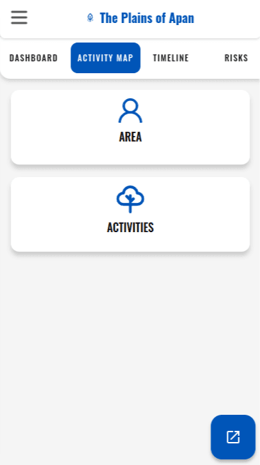 Rsponsive activity map section