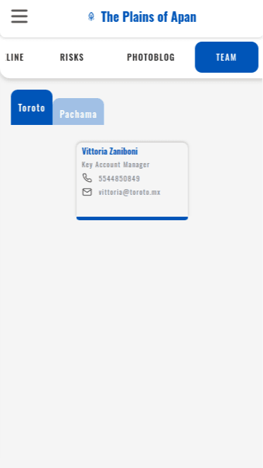Responsive team section